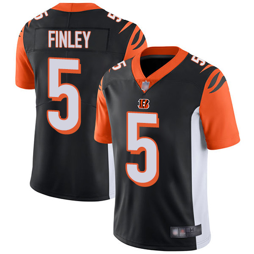 Cincinnati Bengals Limited Black Men Ryan Finley Home Jersey NFL Footballl 5 Vapor Untouchable